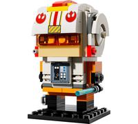LEGO Star Wars BrickHeadz Luke Skywalker Rebel Pilot Building Set 40795, 138 Pieces