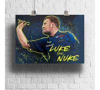 Luke ‘The Nuke’ Littler Original Artwork A3 Print