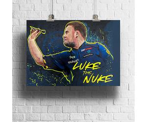 Luke ‘The Nuke’ Littler Original Artwork A3 Print