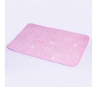 Lukery 2 Pack Washable Pee Pads for Dogs, Waterproof Reusable Dog Pee Pads Non-Slip Soft Pet Diaper Pads Fast Drying Puppy Training Pads for Potty Crate, Home,Travel, Car (XXL:(150*90cm),Pink Clouds)
