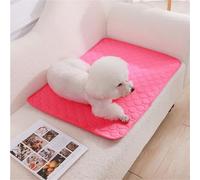 Lukery 2 Pack Washable Pee Pads for Dogs, Waterproof Reusable Dog Pee Pads Non-Slip Soft Pet Diaper Pads Fast Drying Puppy Training Pads for Home,Travel, Car (XXL(150 * 90cm),Hot pink)