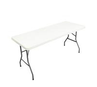 Lukery Waterproof Table Cloth Wipe Clean, Elastic Edged Fitted Rectangle Tablecloth, Washable Splash Proof Table Cover for Outdoor Dining Garden Picnic, Solid Color (White 01,183x76cm)