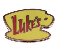 Luke's Diner Gilmore Yellow Coffee Cup TV Show 1.25" Enamel Pin Badge, 1.25 inches, Enamel, enamel