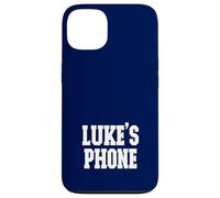 Luke's Phone Luke Name Personalized White Blue Case for iPhone 13
