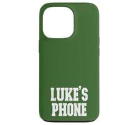 Luke's Phone Luke Name Personalized White Green Case for iPhone 13 Pro