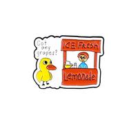 LUKGELYAM Cute Enamel Pins Cartoon Lapel Pin Brooch Badge for Backpack Jackets Funny Tiger Pins for Gift Anime Enamel Pin for Clothing Hat Decoration, S, Metal, enamel