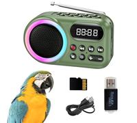 LUKHMELF Bird Toys,Parrot Learning Machine,Talking Parrot Toy,Teach Talking, Whistling, and Singing and You Can Record It Yourself,Bird Training Toys for African Grey,Macaws,and Other Bird Species.