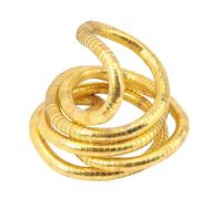 Lukiisoo Bendable Necklace Bendable Snake Bracelet for Women Punk Snake Choker Versatile Flexible Twisty Multi-Purpose Chain, L, Zinc, no gemstone