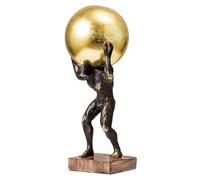 Lukitas Atlas Statue and Sculpture, Struggler Figurine Decor, Resin 13''