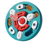LUKITO Dog Puzzle Toys, Interactive Toys for Dog Birthday, Slow Feeder Bowl for IQ Training and Brain Stimulation Boredom (Round)