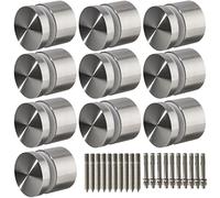 LukLoy SS316 Heavy Duty Glass Railing Standoff Hardware for Balcony Stair Balustrade Glass (10)