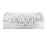 LUKLUKTAISUN 2026 Dressy Rhinestone Evening Bag(Silver)