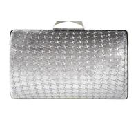 LUKLUKTAISUN 2026 Velvet Clutch Purse Shimmering Embossed Evening Bag