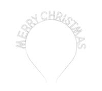 Luktastic Merry Christmas Headband, Xmas Gifts Hair Bands, Xmas Headwear, Glitter Christmas Headbands For Women, Accessories Hair Hoops, For Women Costume Accessory Party Gift Accessori