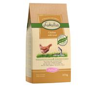 Lukullus Cold-Pressed Dry Dog Food Economy Pack 2 x 10kg - Junior Chicken with Trout