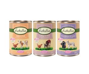 Lukullus Junior Mixed Trial Pack 6 x 400g - Mix 2: 6 x 400g