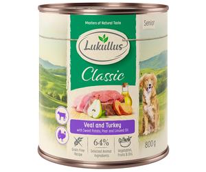 Lukullus Senior Veal & Turkey - Grain-Free - 6 x 800g
