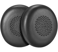 Lukvcoe Earpads for Jabra Evolve2 75 PC Wireless Headset, Protein Leather | Black, Perfect Fit, Simple Quick Install, Noise Isolation, Enhanced Durability, Ergonomic, Long Sessions, Memory Foam