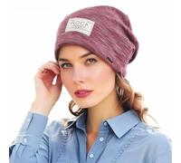 LukyTrge EMF Protection Beanies Cap,Unisex Faraday Hat,Microwave Radiation Blocking Stretch Cap, Red, One Size