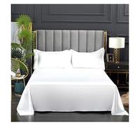 LUKYWANG Summer Ice Silk Sheets 1 pc Bed Sheet for Summer Ice Cool Fabric Top Sheets Satin Smooth Flat Bed Sheet for Double Bedding Ice Silk Bed Sheet(Color2,170x230cm 66x90inch)