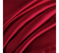 LUKYWANG Summer Ice Silk Sheets Natural Mulberry Silk Flat Sheet Solid Color Bed Sheet King Size Bedding Sheet Home Textile Sheet Ice Silk Bed Sheet(Red,230x250cm)