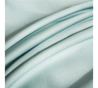 LUKYWANG Summer Ice Silk Sheets Natural Mulberry Silk Flat Sheet Solid Color Bed Sheet King Size Bedding Sheet Home Textile Sheet Ice Silk Bed Sheet(Sky Blue,160x230cm)