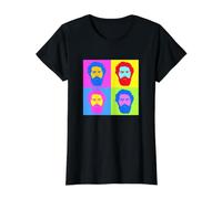 Lula Brazil Retro Vintage Pop Art Value Graphic T-Shirt, Women, Black, S