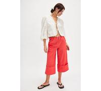 Lula Cuff Pants at Free People in Flame Red, Size: XS - female