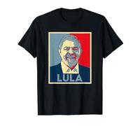 Lula Da Silva Brazil Pop Art Retro Vintage Value Graphic T-Shirt, Men, Black, M