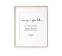 Lula Design NANNY and GRANDAD Hello Poem from Bump A4 or A5 PRINT, Pregnancy Announcement, Bump to Nanny & Grandad, Grandparents to be (Size: A5-21cm x 14.8cm)