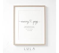 Lula Design NANNY and POPS Love from Bump A4 or A5 PRINT, Pregnancy Announcement, Bump to Nanny & Pops, Poem Print Gift, Grandparents to be