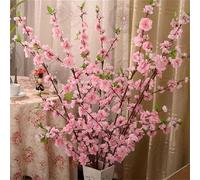 lulalula 10PCS Artificial Cherry Blossom Branches, Long Stem Artificial Flowers for Tall Vases Silk Flowers for Home and Wedding Decor