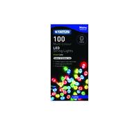 Lulea 100 Multi Coloured LED Indoor/Outdoor Mains Powered String Festive Lights