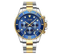 LULI Luminous Calendar Men's Mechanical Watch Six Hands Multifunction Waterproof Watch (Color : 2)