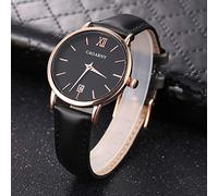 LULI Simple and Classic Fashion Imported Quartz Wrist Watch with Leather Band (SKU : Wa0229bb)