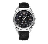 LULI Simple And Classic Men Unique Design Business Leather Band Quartz Wrist Watch (SKU : Ca7415bb)