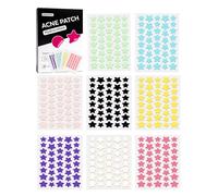 lulir Pimple Patches, 8 Colours 320 DotsCute Star Pimple Patches with Tea Tree & Centella, Hydrocolloid Spot Patches for Face, Invisible Spot Stickers for Day & Night, 5 Sizes (10,12,14mm)