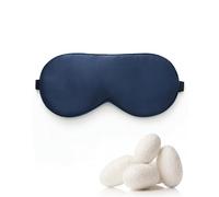 lulir Silk Sleep Mask for Men & Women, 100% Mulberry Silk Eye Mask for Sleeping, Light Blocking Sleep Eye Mask with Adjustable Strap, Soft & Comfortable for Travel and Aeroplane Nap