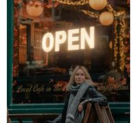 lulixilul LED Open Sign for Business, 30"x10" Dimmable Brightness Large Electric Light Up Sign, Hanging Installation for Store Restaurant Office Bar Hotel Salon (white)