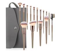 LuLiyLdJ 15pcs Make Up Brush Professional Makeup Brush Set Gift Set for Concealer Liquid Foundation Blusher Eye Makeup with