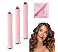 LuLiyLdJ 4-piece set curlers heatless curls curlers overnight heat-resistant curlers curls without heat heatless curls