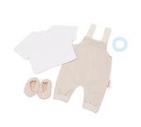 LullaBaby - 14-Inch Baby Doll Clothes - Stylish Jumper Outfit - Top, Shoes & Teether Accessory - Pretend Play 2+ Years- Baby Doll Jumper Outfit