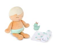 LullaBaby 14-Inch Bath Baby Doll, Soft Plush Body, Towel & Ducky Set