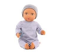 LullaBaby - 14 Inch Realistic Baby Doll Boy - Hazel Eyes and Soft Body - Romper and Pacifier Accessory - Pretend Play Toys - Kids Ages 2 Years Old and Up - Baby Boy Doll - Jumpsuit and Hat