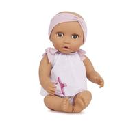 LullaBaby Baby Doll, 14-Inch Soft Body with Outfit, Pink Headband
