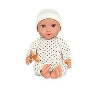 LullaBaby Baby Doll - Ivory Polka Dot Pajama, Fair Skin Tone & Brown Eyes, Pretend Play, Girl Baby Doll, Ages 2+