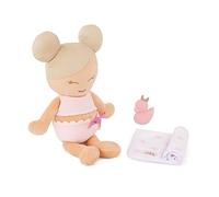 LullaBaby Baby Girl Bath Doll - 14 inch Baby Girl Dolls, Plush Water Toy, Fair Skin Tone & Blonde Hair, Cute Rubber Duck, Water-Safe Bathtime Toy for Ages 2+