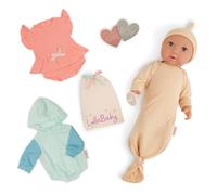 LullaBaby Gender Reveal Baby Doll - Brown Eyes & Fair Skin Tone