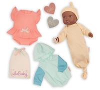 LullaBaby Gender Reveal Baby Doll - Brown Eyes & Warm Skin Tone