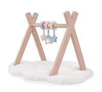 LullaBaby - Play Gym - 3 Hanging Toys - 14-inch Baby Doll Accessories - Pretend Play - Kids Ages 2 & Up - Doll Playmat Set